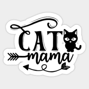 cat miaw lovers gift Sticker